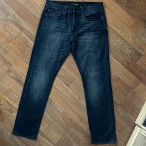 Lucky Brand 121 Slim Straight Jeans Med Dark Wash Men’s 30x30